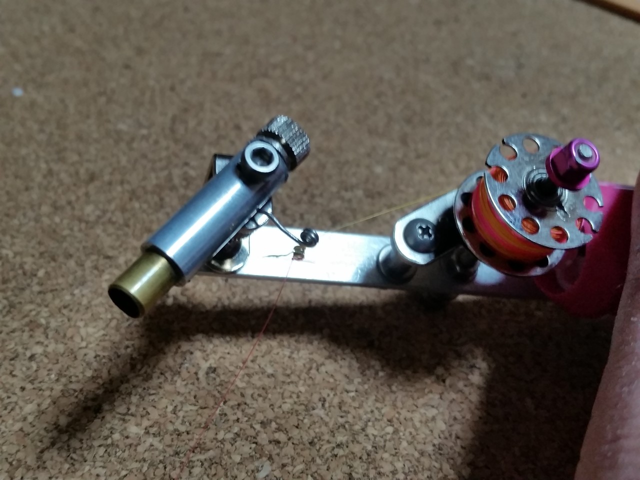 ワカサギ電動リールのストッパー たくちのパパ日記 ワカサギ電動リールのストッパー たくちのパパ日記