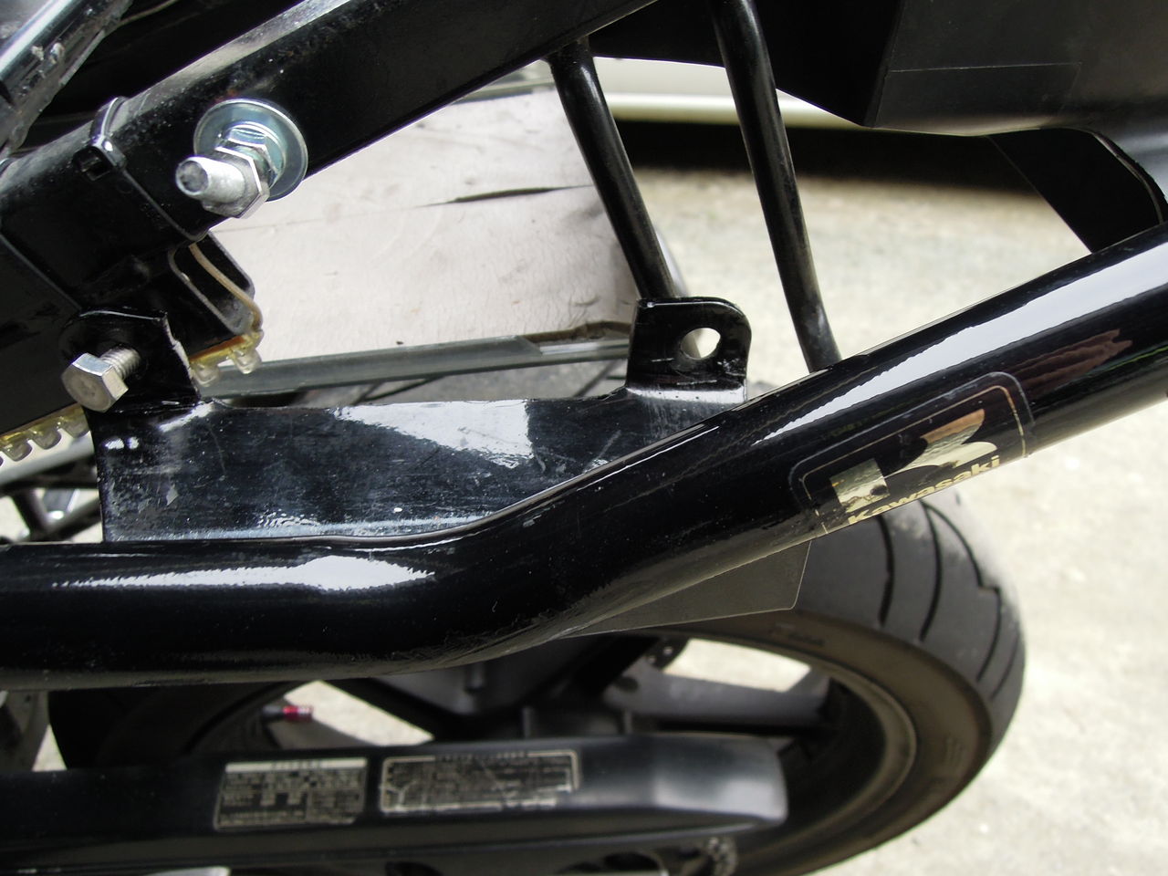 VTR250にZRX400用純正タンデムバーを取り付けよう : 椎名のblog