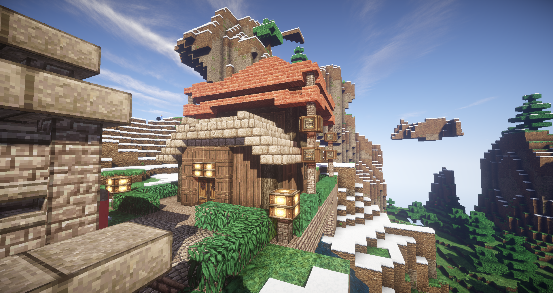マイクラ 匠の部屋 山岳建築