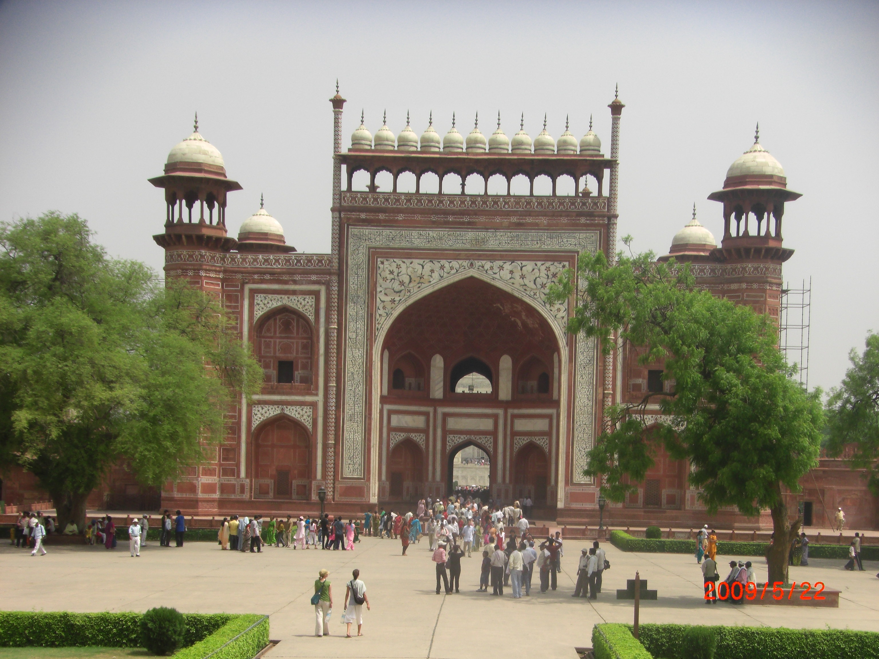 総白大理石 タージマハル 卓 理沙 世界一周新婚旅行