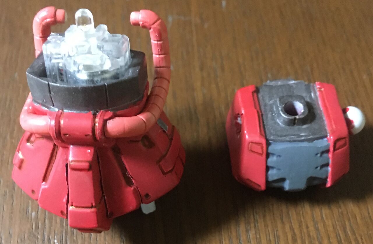 バンダイ アルティメットルミナスザク０２ シャア専用ザク改修と塗装 スターウォーズ プラモ フィギュア