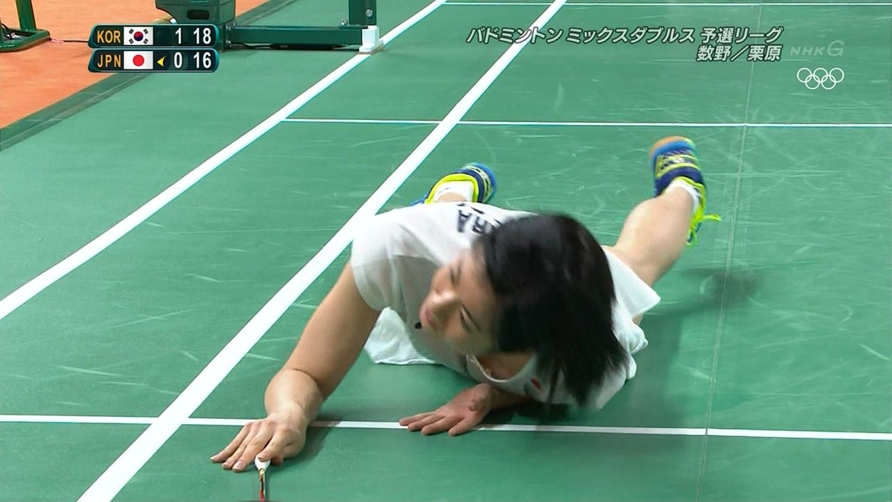 バドミントン栗原の胸チラｗｗｗｗｗ : タレントゴシップまとめ