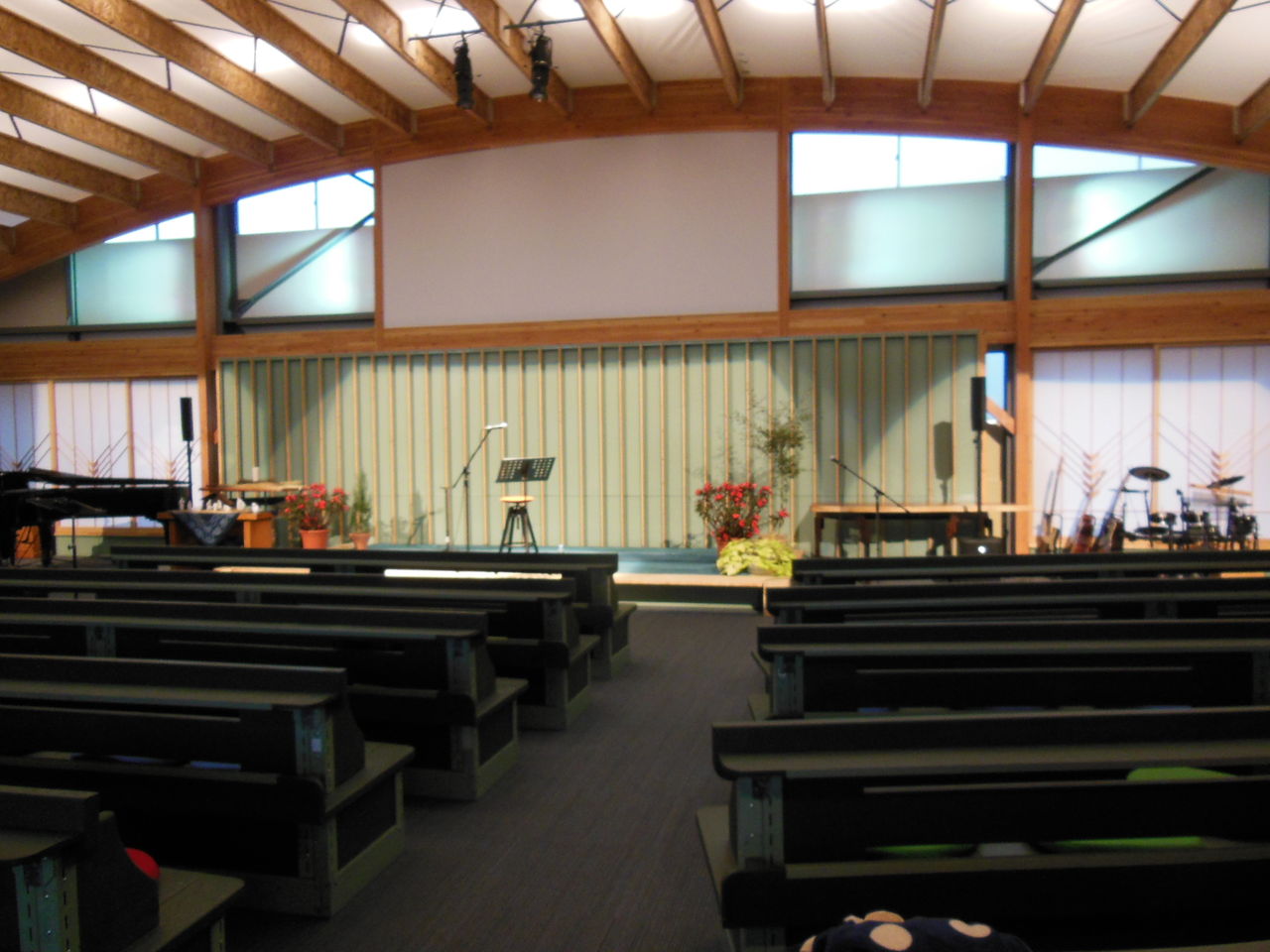 山形南部教会へ 教会の風景