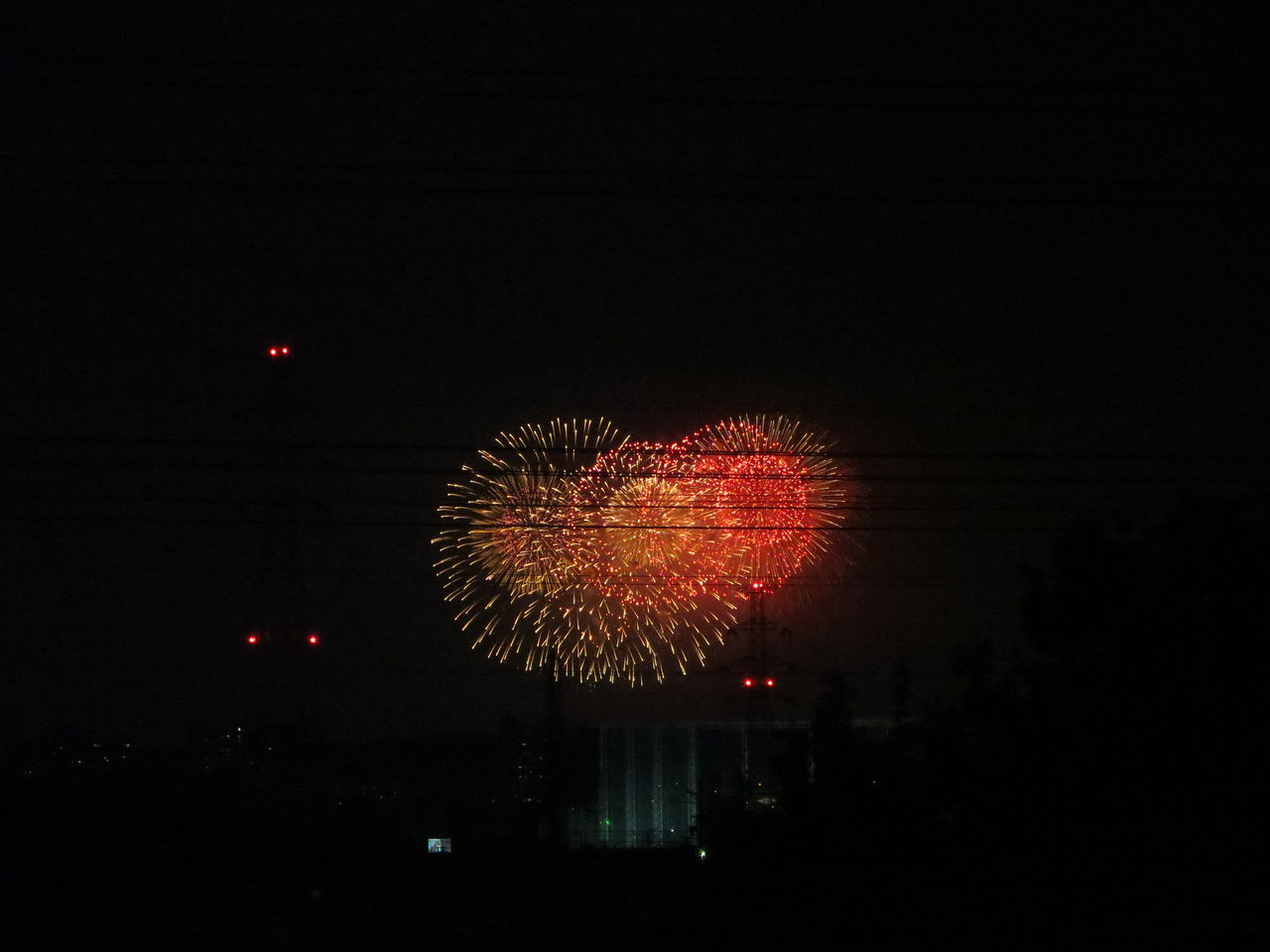 15年 Pl花火 堺市南区城山台より 堺 泉北 風景写真