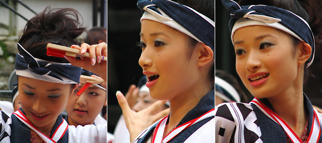 よさこい祭り 06 その４ 8月12日高知城 日々雑記