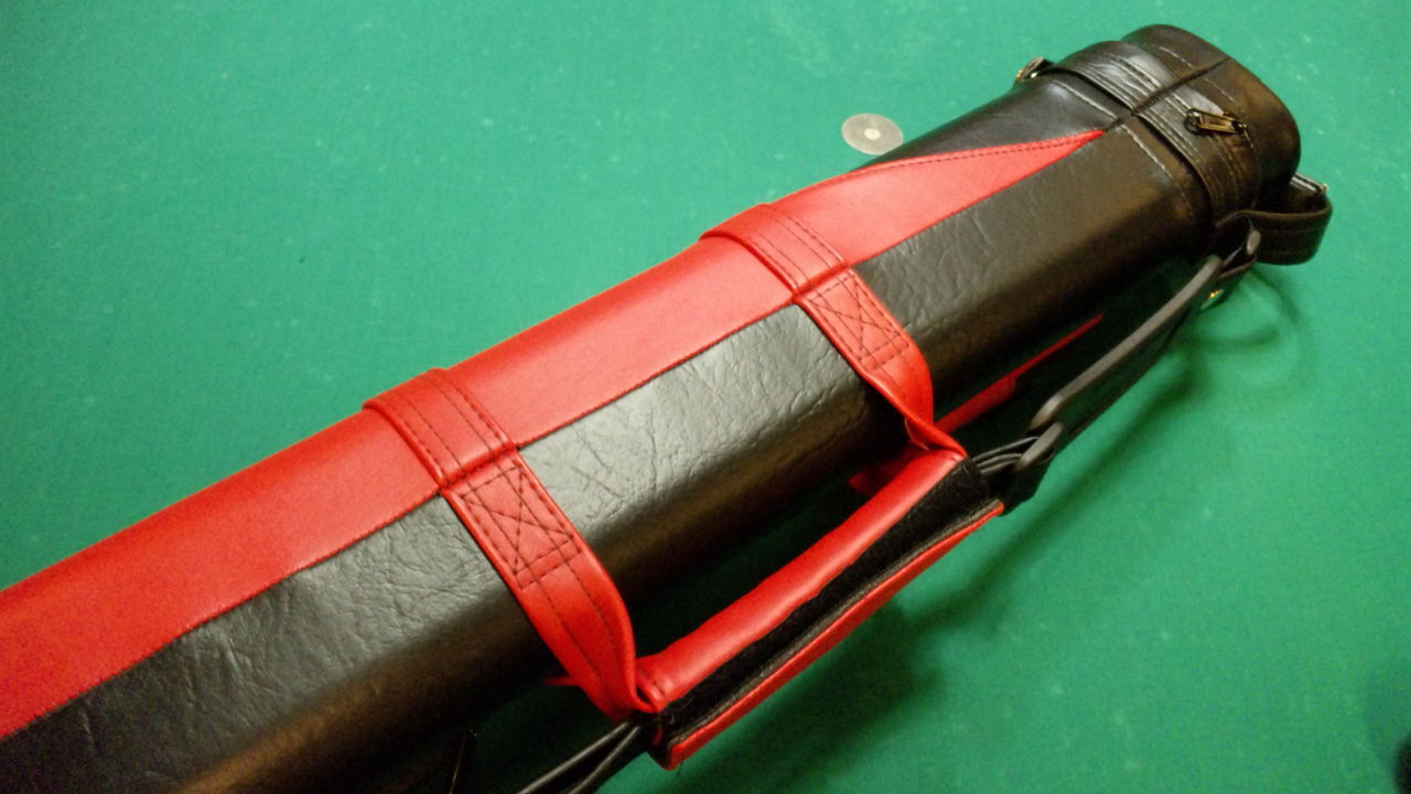 Joe Porper“2x2”Oval Cue Case【Red/Black】 : 球バカ日誌