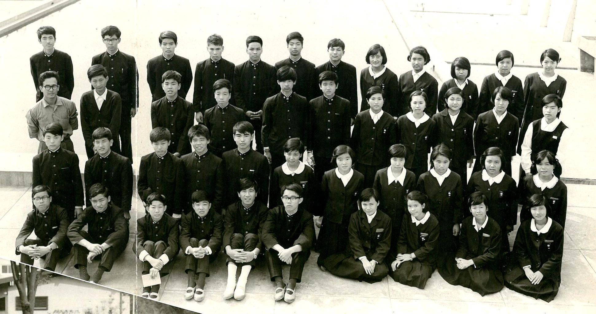 卒業記念写真 世田谷区立玉川中学校1967年卒 第19期 同期会 卒業記念写真 世田谷区立玉川中学校1967年卒 第19期 同期会