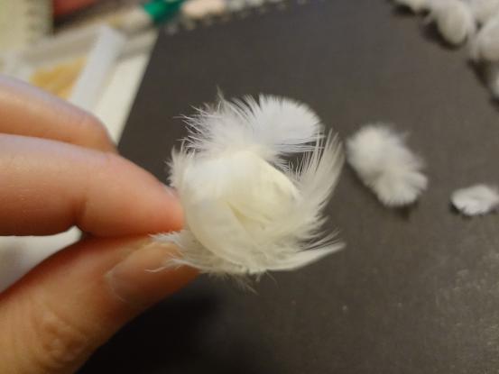 羽根花の作り方 たまごのなかみ 羽根花の作り方 たまごのなかみ