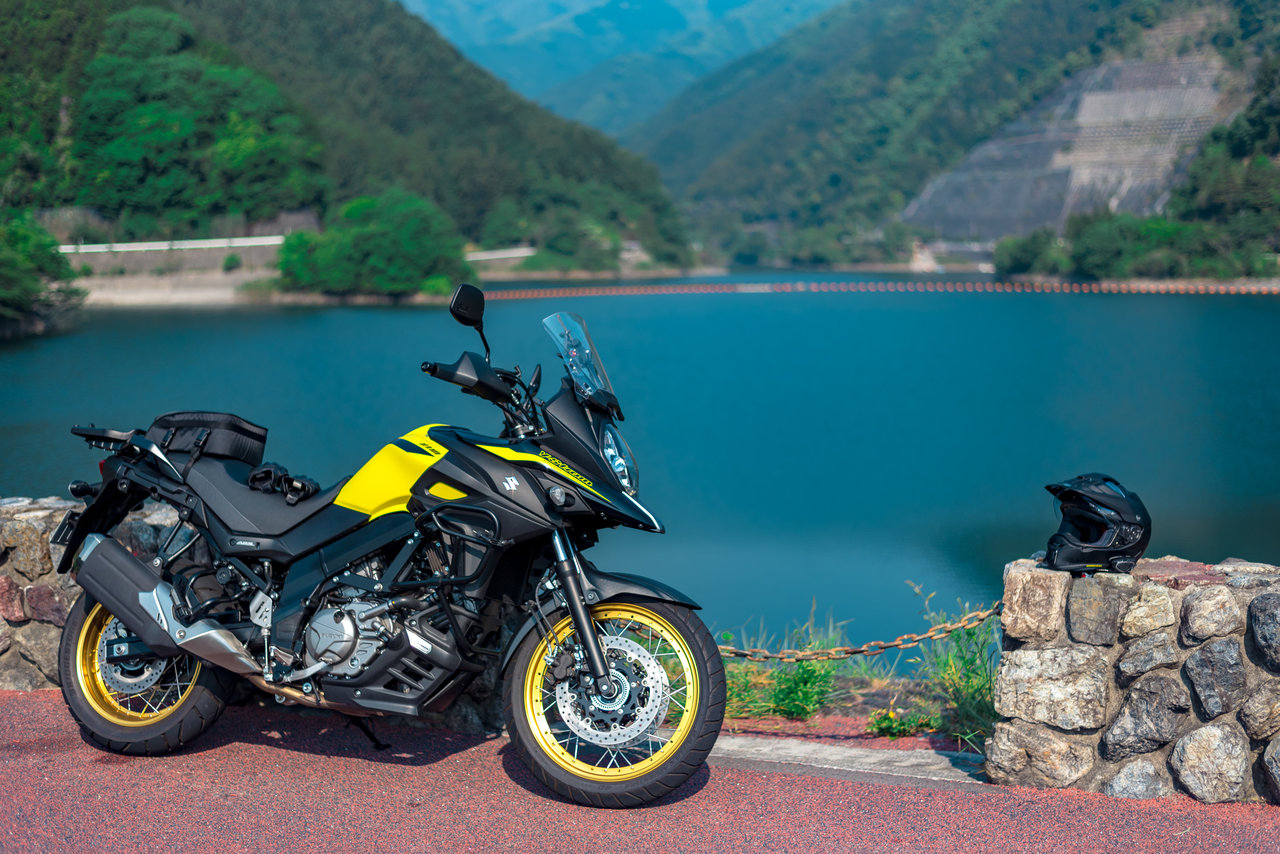 V Strom650xt 19年イエロー のインプレ 暇人の週末記録 モトブログ