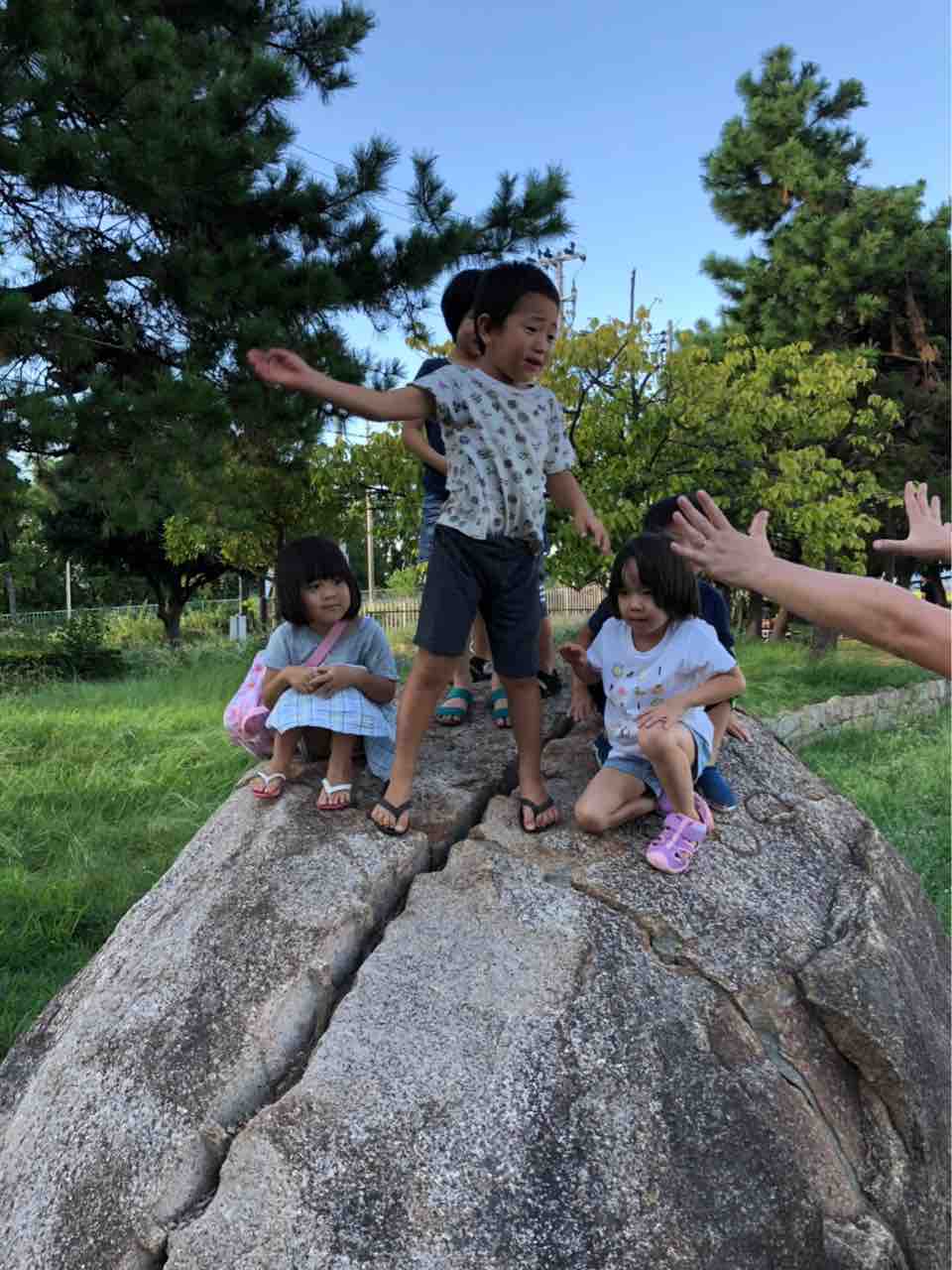 甲子園浜でbbq 集合写真 Tamanegirunnersのブログ