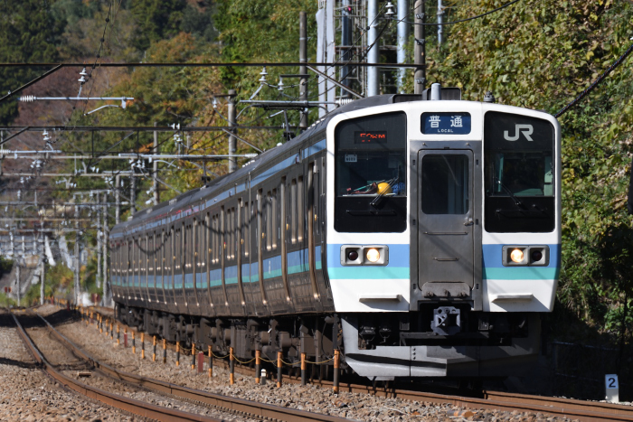 あずさ8号」（中央本線／四方津－上野原） 2018年11月16日（金