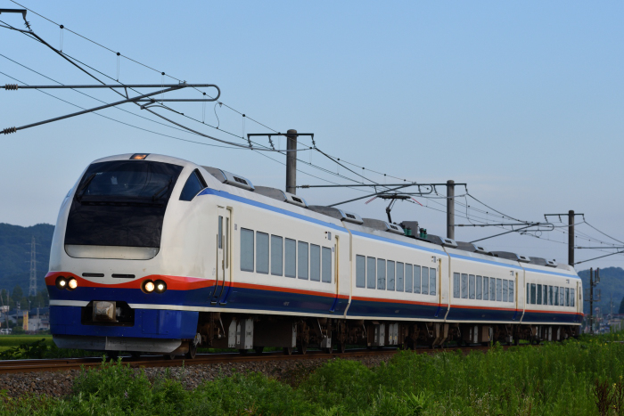 413,455系電車（えちごトキめき鉄道／高田－春日山） 2021年08月