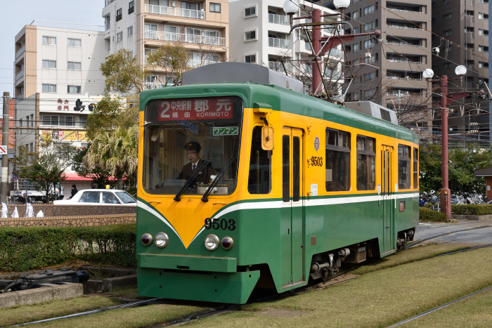 鹿児島市交通局事業用車輌「芝刈り電車」