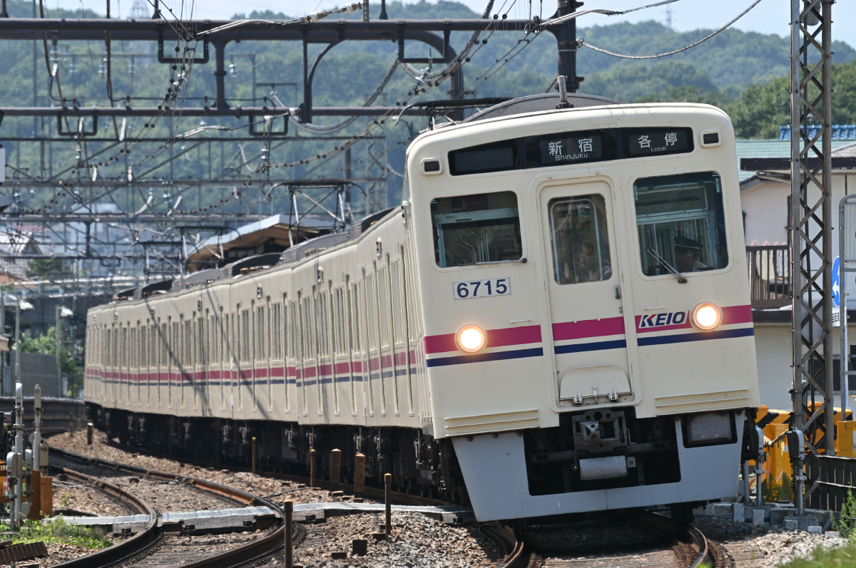 Archive-6】 京王6000系電車（2009.9.5、京王線） : tamatetsuのblog