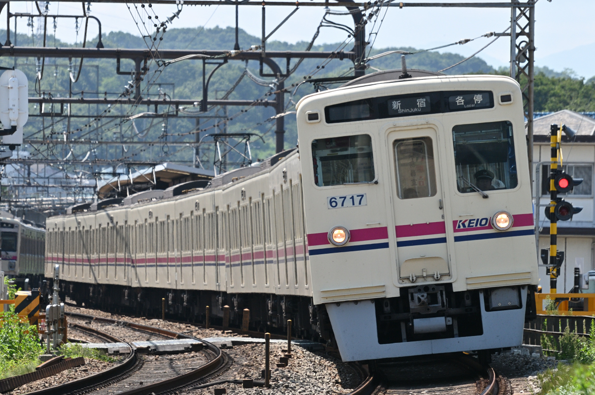 Archive-6】 京王6000系電車（2009.9.5、京王線） : tamatetsuのblog