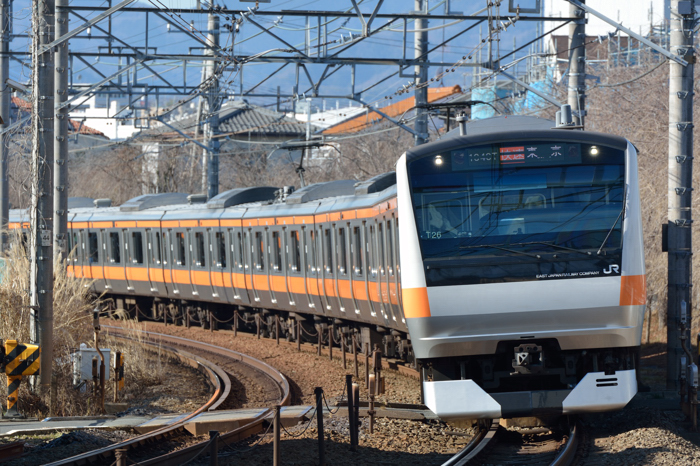 ムーンライト信州81号送り込み回送 中央本線 豊田 八王子 14年12月27日 Tamatetsuのblog