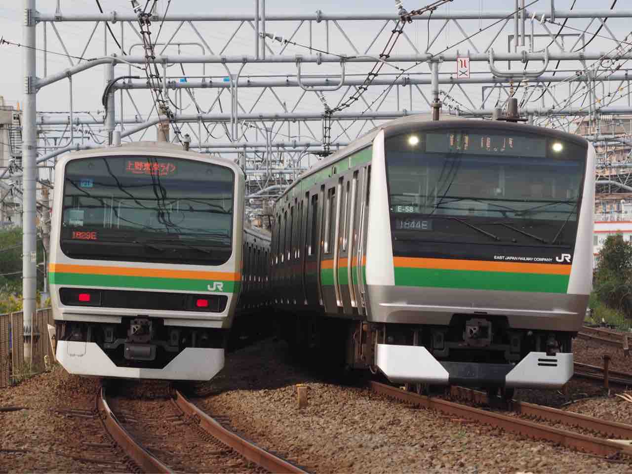 上野東京ライン E231-1000 E233-3000 Bトレ BトレE233系 湘南色 4両セット 中間車 東海道線 湘南新宿ライン