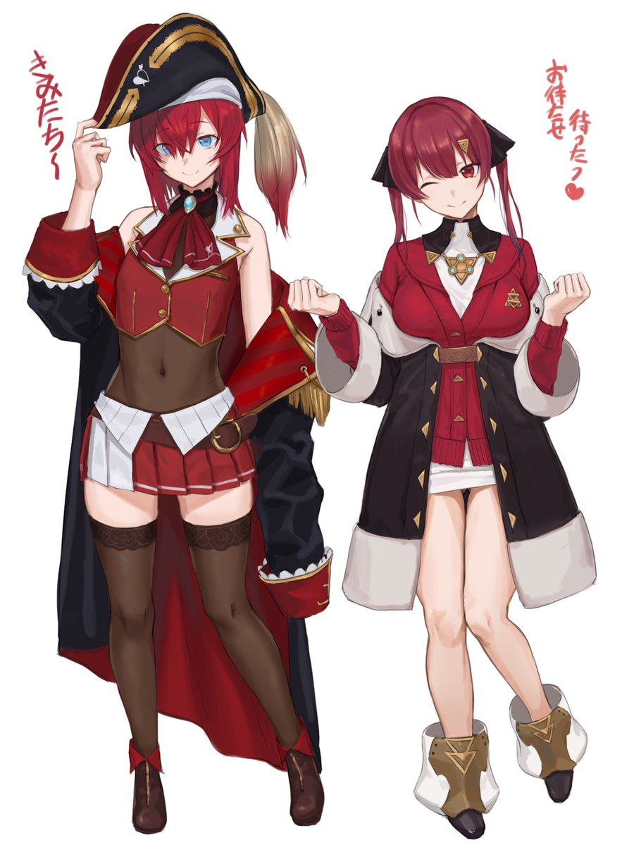 アンジュ カトリーナ アンジュと船長が服を交換した結果ｗｗｗ 宝鐘マリン Vtuberまとめチャンネル