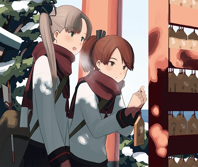 艦これ 公式カレンダー二 二 の制作進行中 1月は綾波 敷波が担当 アニメジャングル 艦これ 公式カレンダー二 二 の制作進行中 1月は綾波 敷波が担当 アニメジャングル