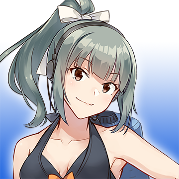 艦これ 運営アイコンが夕張の水着modeに変更 さらに 8 11 火 から8 17 月 までローソン今夏新収録 薄雲 店内アナウンスを展開予定 ガルパンプラス艦これラブライフ