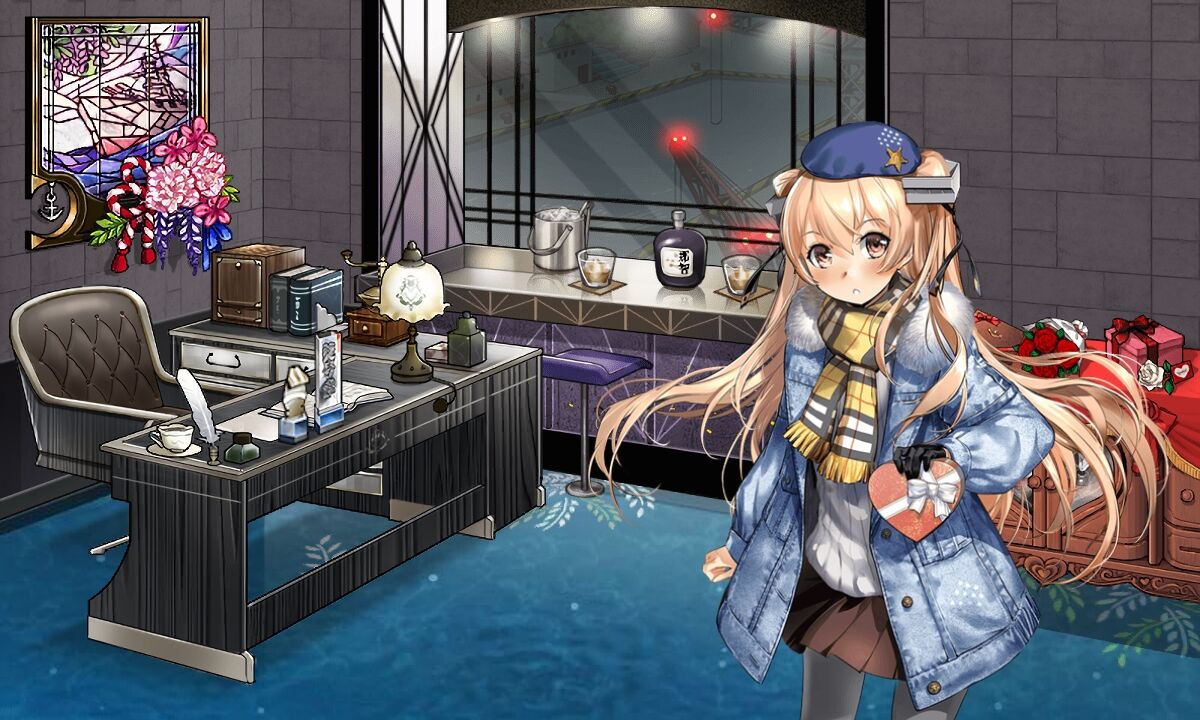 艦これ グラフィックが変わったのはやっぱりジョンストンだったか バレンタインデーに盛り上がる提督達 2chゲームまとめアンテナ