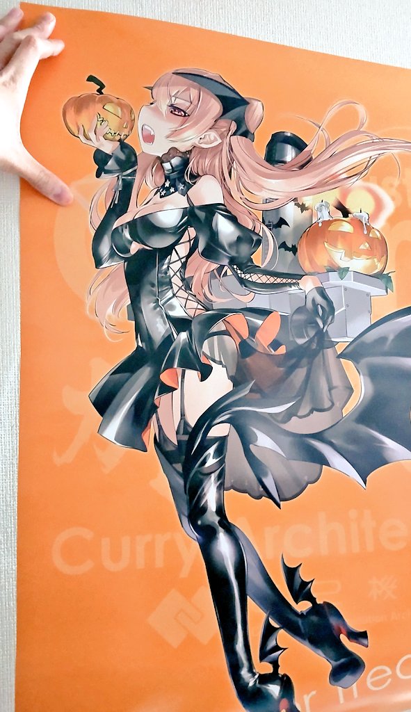 艦これ カレー機関 10th ハロウィン ポスター ジョンストン Ninki Gekiyasu ポスター Scuffy Org