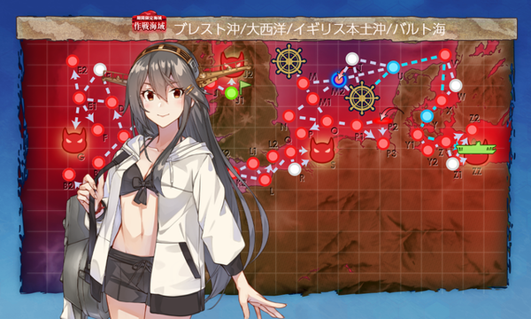 【艦これ】ほい、恐らく世界一需要がないE5-4甲クリア編成