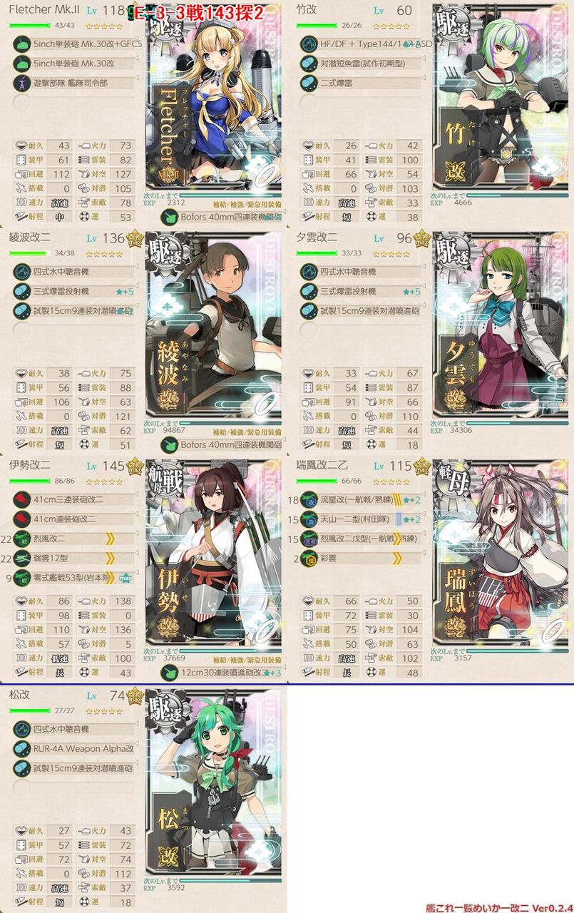 駆逐艦の一覧 1ページ目 艦これナウ アンテナ