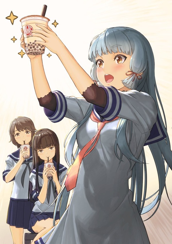 艦これ タピオカにはしゃぐ叢雲さん 他なごみネタ ガルパンプラス艦これラブライフ