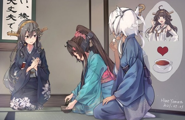 艦これ 日本の戦艦って茶道 華道 香道のような日本文化的なたしなみも習ってそうだよね ガルパンプラス艦これラブライフ
