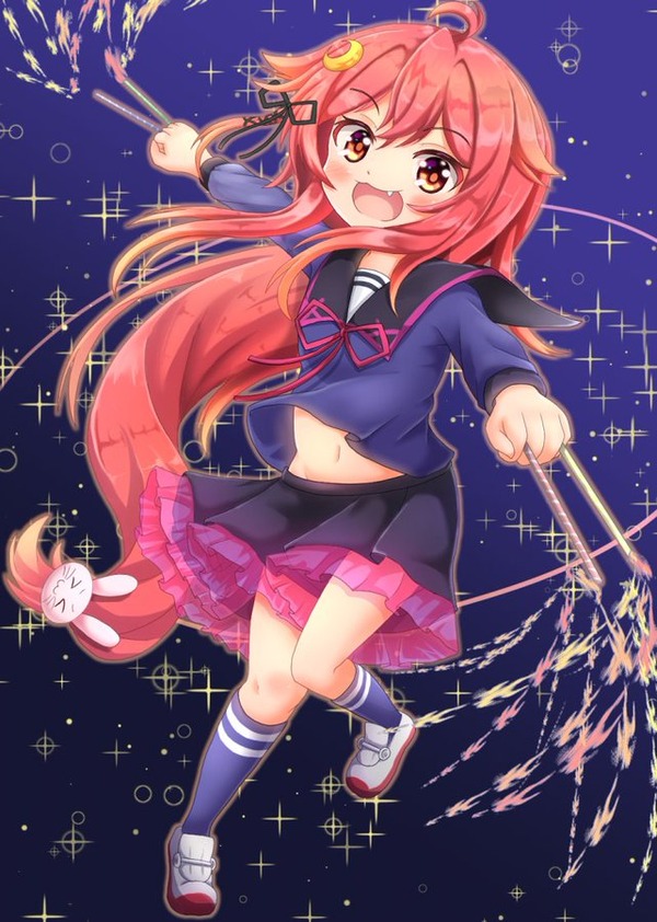 艦これ 花火を振り回すうーちゃん 他なごみネタ ガルパンプラス艦これラブライフ