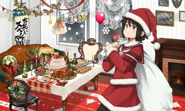 艦これ クリスマスmodeな深雪ちゃん 他なごみネタ ガルパンプラス艦これラブライフ