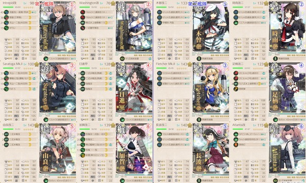 艦これ E4 3の編成組もうと思うんでちけど今のトレンドってやっぱ空4でち ガルパンプラス艦これラブライフ