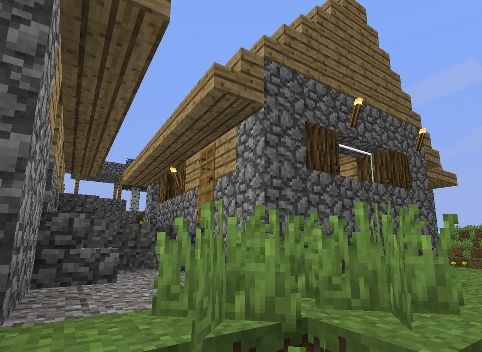 あの村に着手 この地で暮らすよ