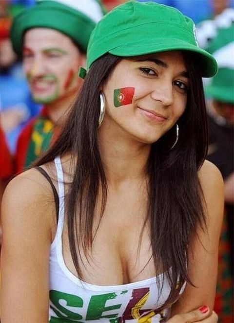 2014 world cup sexy fans - flag tattoos-f29276