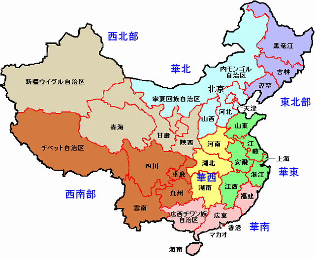 China-Area-Map