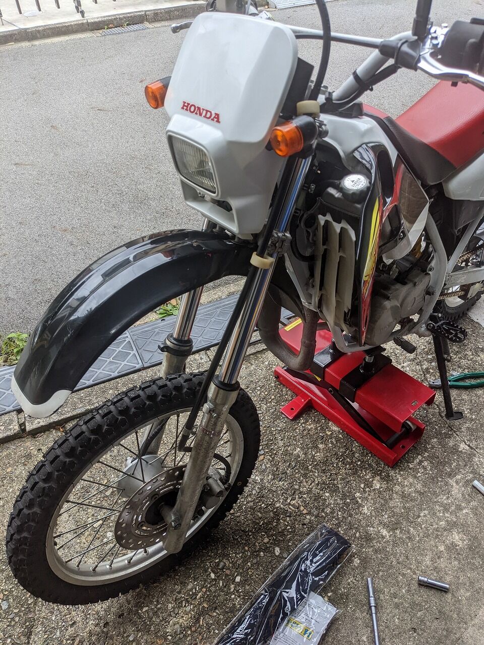 CRM80カスタム : たなかのぶらぶらバイク生活