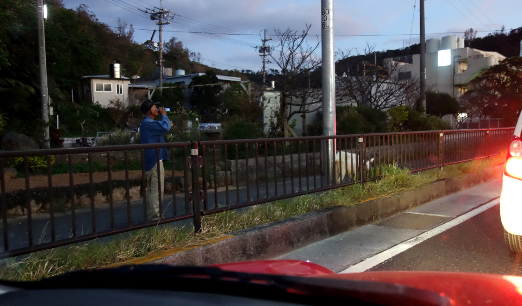 国道58号 歩道 自転車
