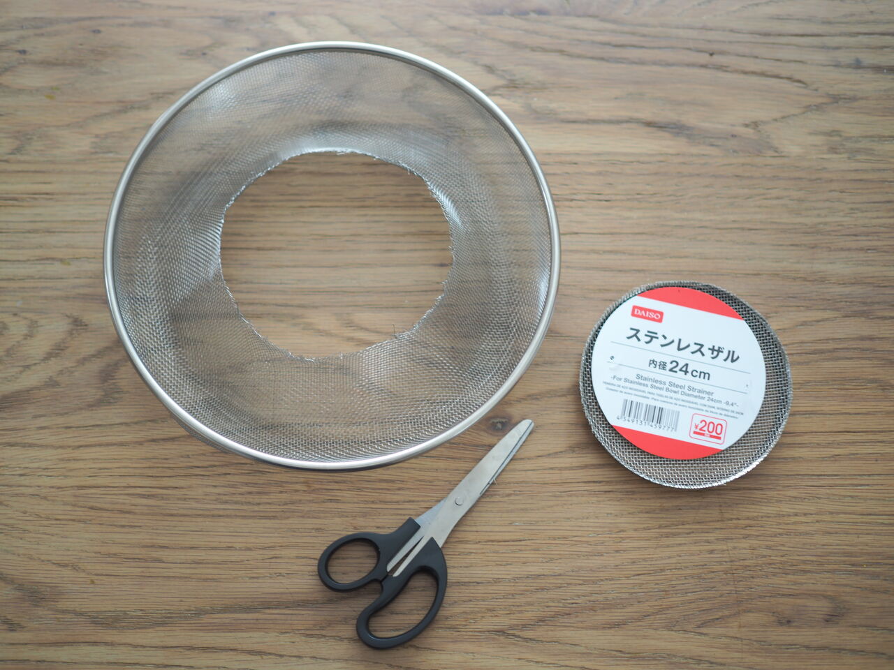 100均ザルで多肉のリース Marguerite