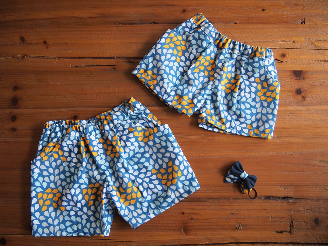 3兄弟のお揃いプレゼント ショートパンツ リボン Marguerite