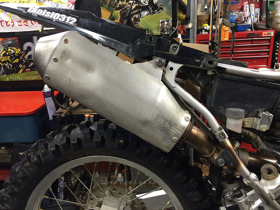 HONDA CRF150R R2 純正マフラー&エキパイ