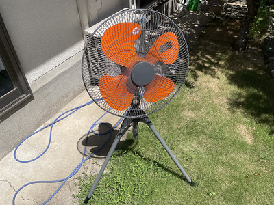 YUASA 45cm スタンド扇風機 YS-455T♪工業扇☆暑さ対策♪未使用 楽天市場】ユアサプライムス アルミ 工場扇 YAS-455T(S