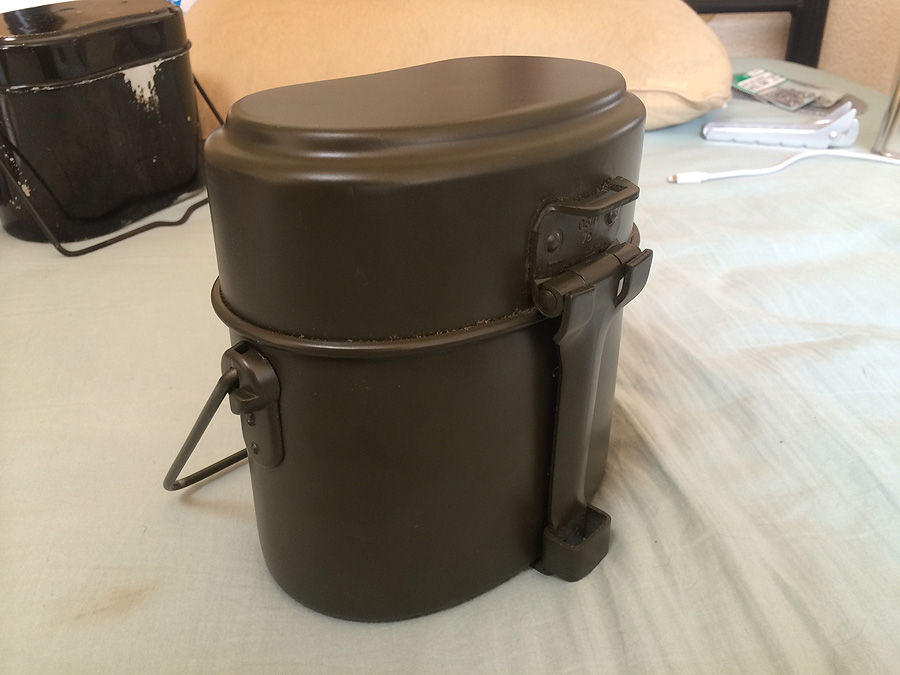 ドイツ軍?　飯盒　刻印有り ドイツ軍? 飯盒 刻印有り ヴィンテージ ドイツ軍飯盒 | お気楽爆走族