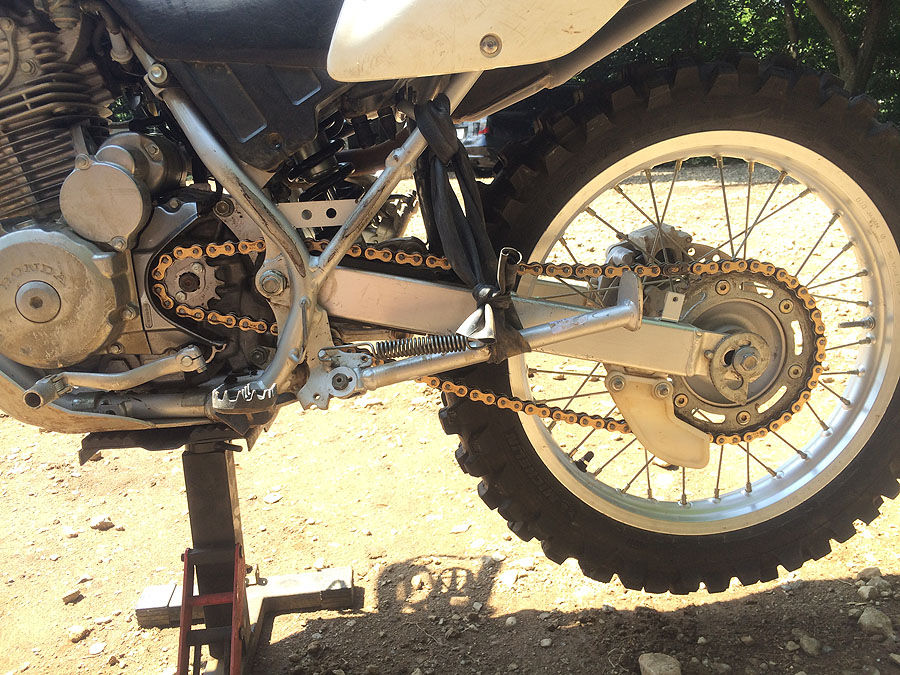 Xr230 スプロケの話し たにし大記録
