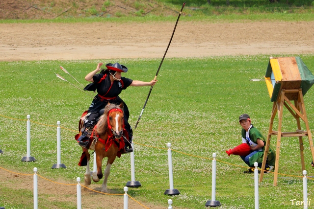 04　宮城県利府町スポーツ流鏑馬大会やぶさめ競技 Tanji