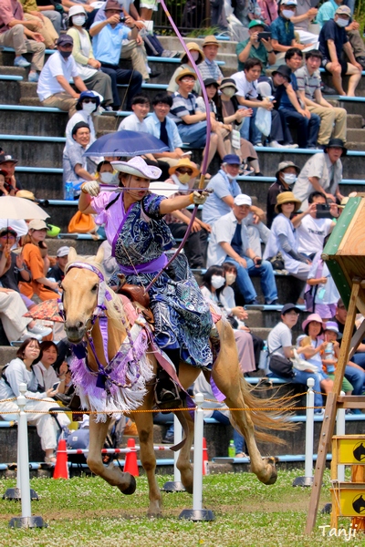 01　宮城県利府町スポーツ流鏑馬大会やぶさめ競技 Tanji