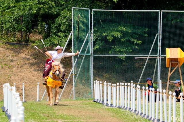 10　宮城県利府町スポーツ流鏑馬大会やぶさめ競技 Tanji