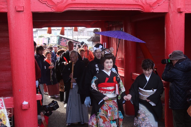 花嫁道仲行列・島田飴まつり・吉岡八幡神社・大和町・宮城県・画像・仙台人が仙台観光をしてるブログ・与平