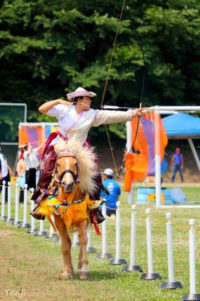 11　宮城県利府町スポーツ流鏑馬大会やぶさめ競技 Tanji