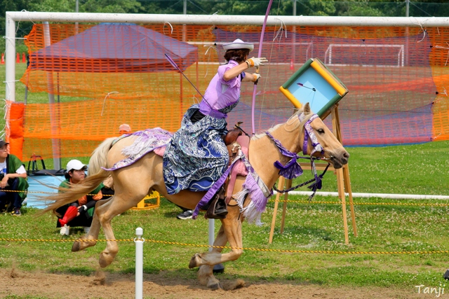 02　宮城県利府町スポーツ流鏑馬大会やぶさめ競技 Tanji